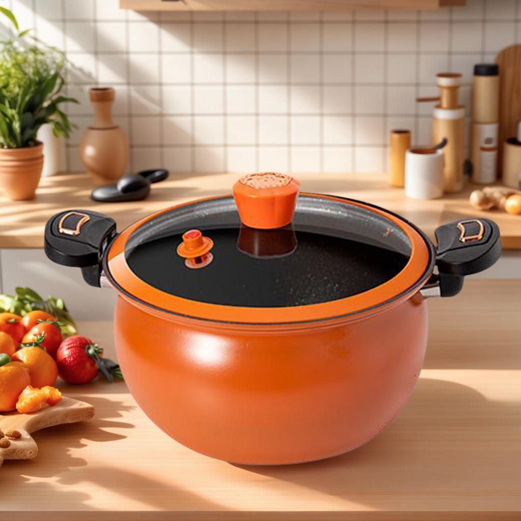 Home Cooking Fast Foods - Garnek szybkowar do duszenia, szybkie gotowanie,