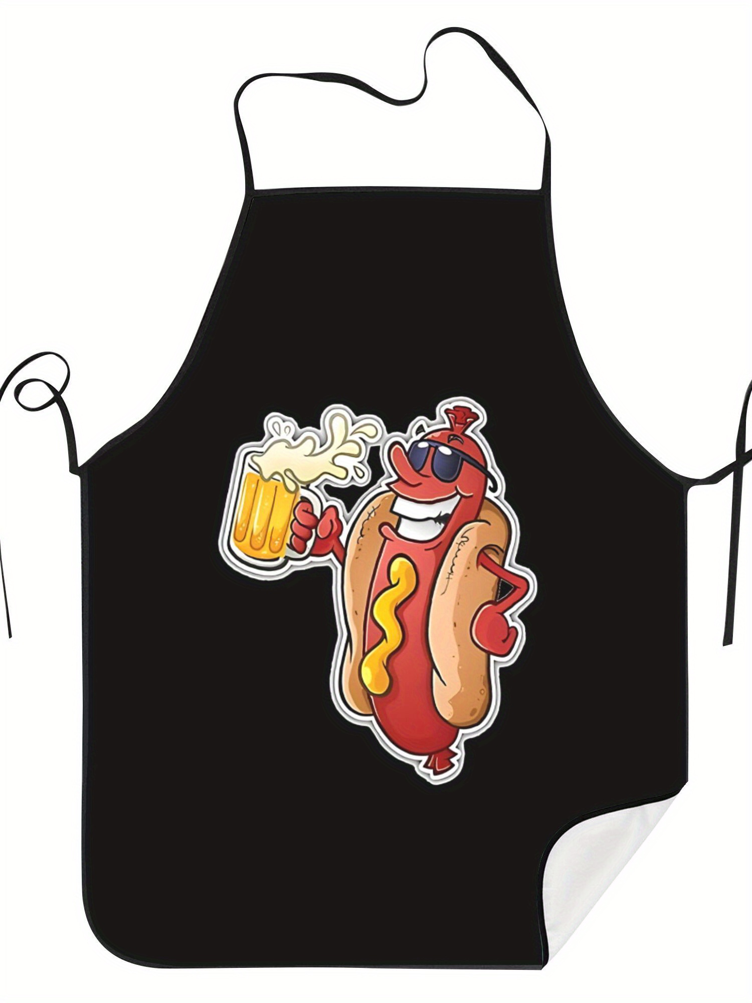 Home Cooking Fast Foods - Fartuch z nadrukiem hot dogów, zabawny,