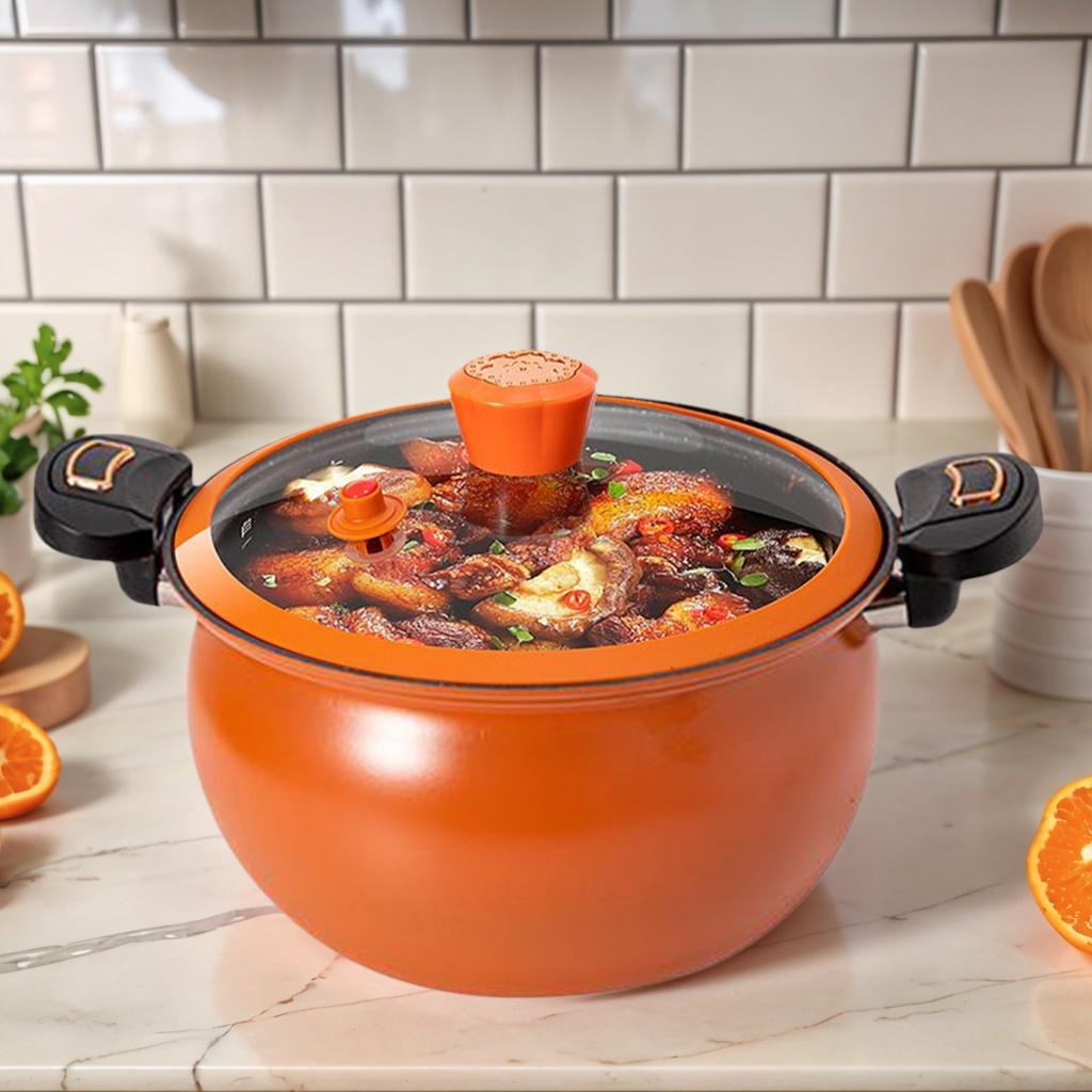 Home Cooking Fast Foods - Garnek szybkowar do duszenia, szybkie gotowanie,