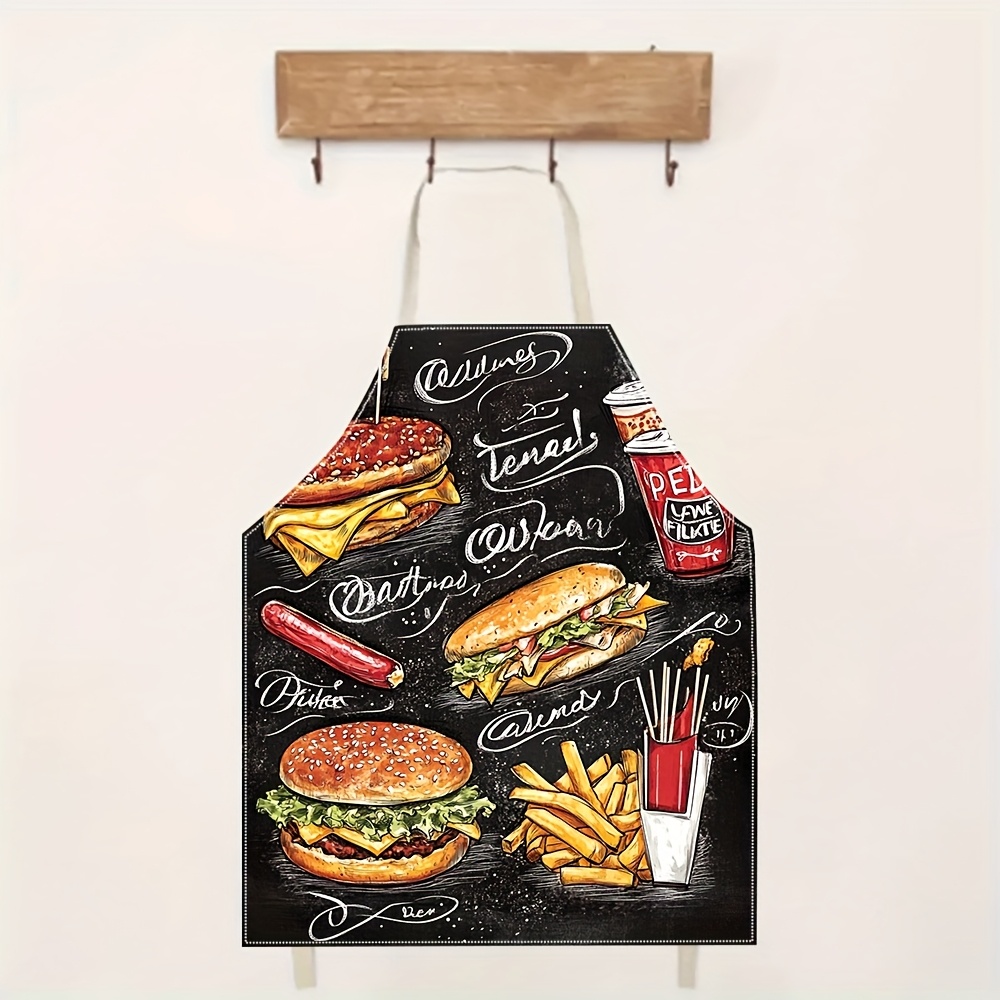 1 szt. Czarny Fartuch Kuchenny – Home Cooking Fast Foods recenzja i cena