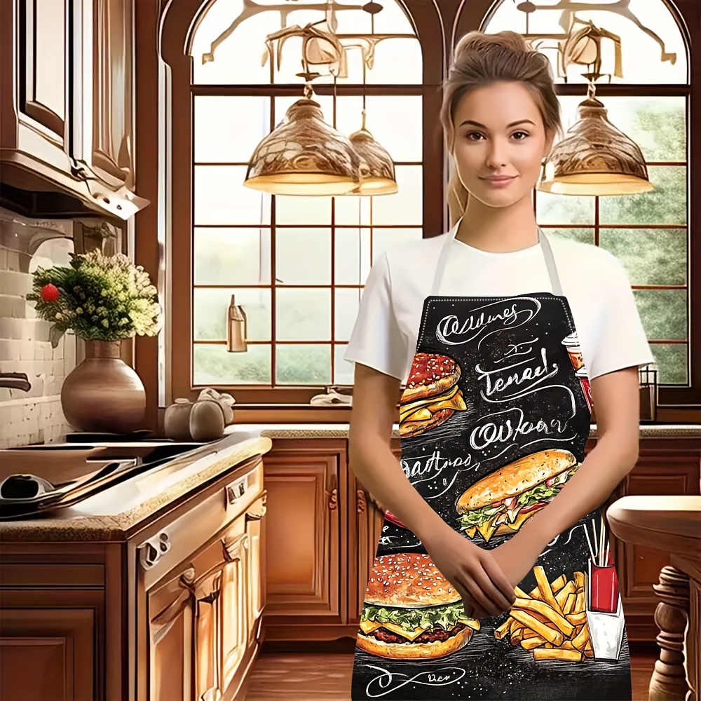1 szt. Czarny Fartuch Kuchenny – Home Cooking Fast Foods recenzja i cena