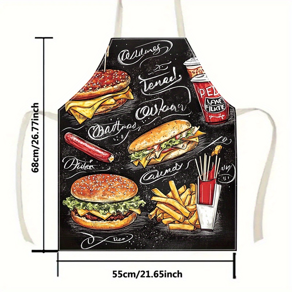 1 szt. Czarny Fartuch Kuchenny – Home Cooking Fast Foods recenzja i cena