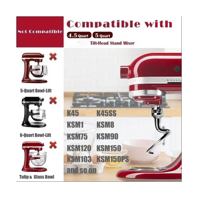 Hak spiralny ze stali nierdzew – Kitchenaid Mixer Hand Mixer recenzja i cena