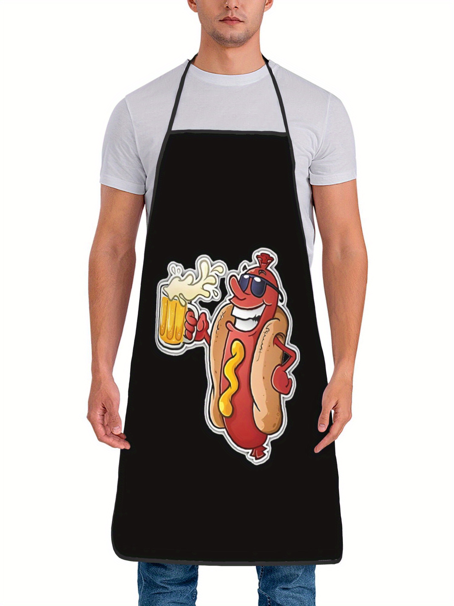 Fartuch z nadrukiem hot dogów, – Home Cooking Fast Foods recenzja i cena